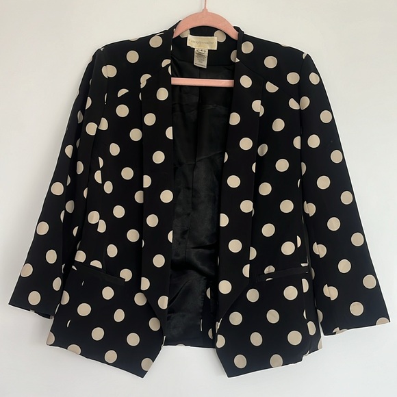 ANTHROPOLGIE COREY LYNN CALTER POLKADOT BLAZER - Picture 2 of 3